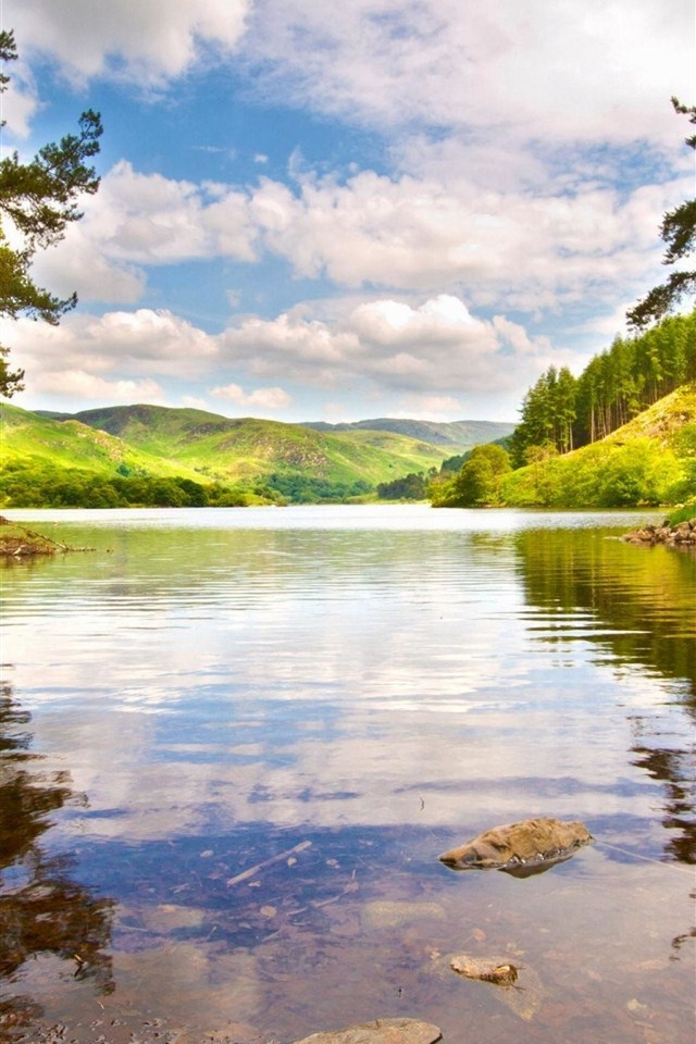 依山傍水风景手机壁纸