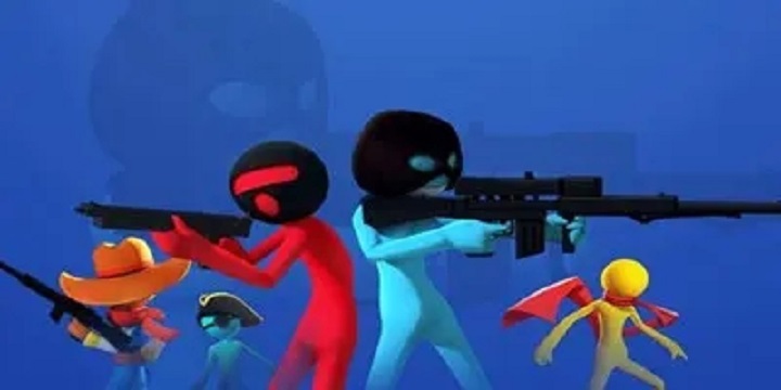 横版火柴人射击游戏